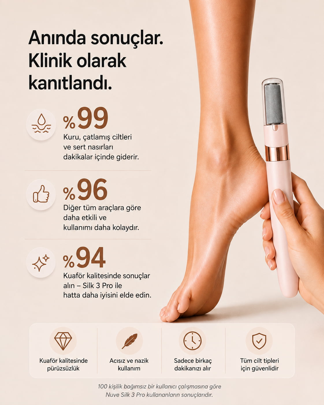 Şarjlı Elektrikli Ayak Törpüsü