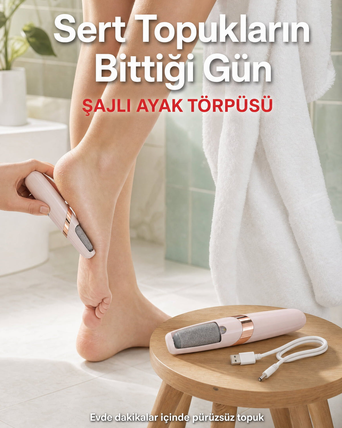 Şarjlı Elektrikli Ayak Törpüsü