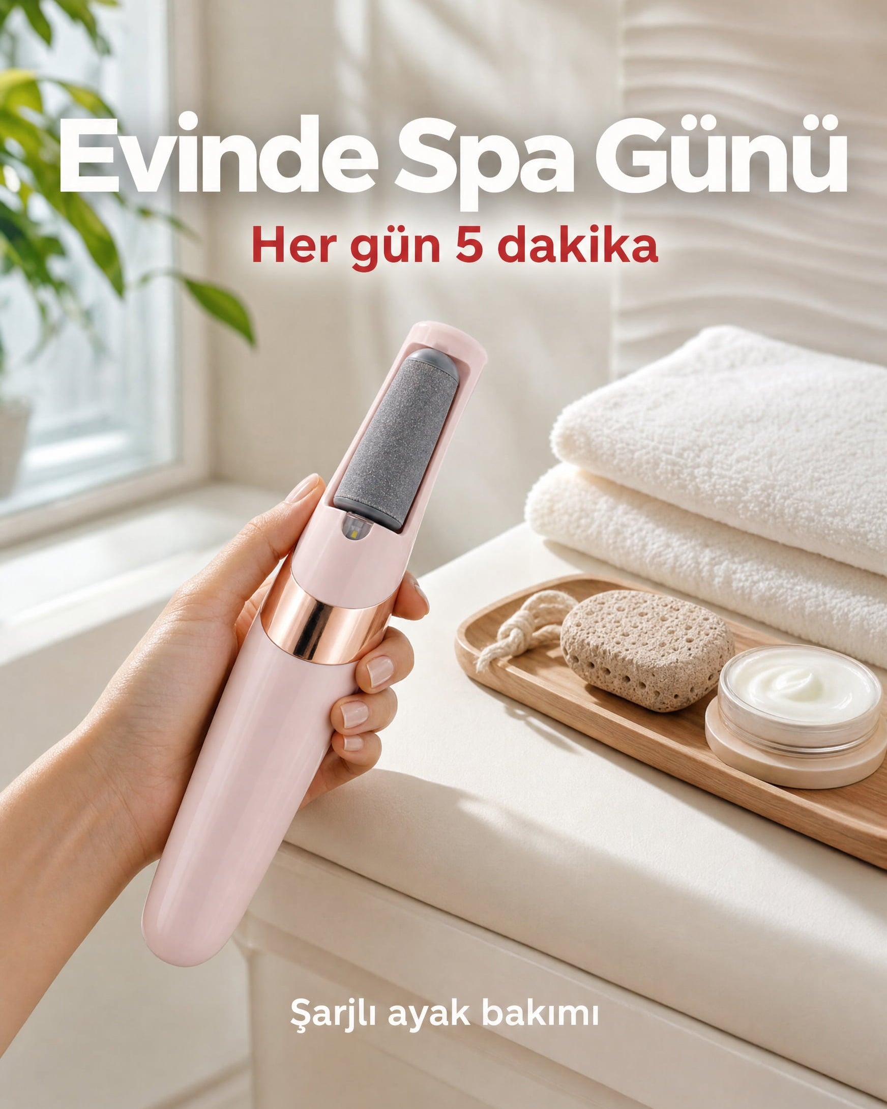 Şarjlı Elektrikli Ayak Törpüsü